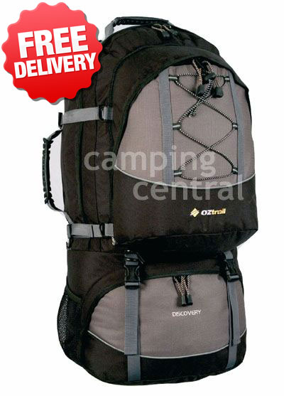 Travel Backpacks Bags on Oztrail Discovery 65 Ltr Backpack Travel Pack Hiking Bag Available At